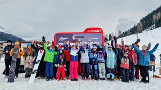 Die Teilnehmenden der «Snowboard Speed Tour» wichen von Amden nach Davos aus.