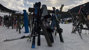 Vier Paar Ski gestohlen: Die Diebin hat im Raum Davos vier Paar Ski mit Stöcken entwendet.