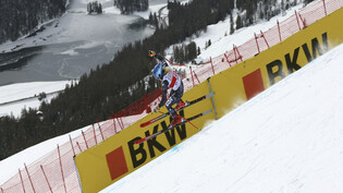 Dem Ziel entgegen: Am Wochenende finden zwei Abfahrten und ein Super-G für die Skirennfahrerinnen  in St. Moritz statt.