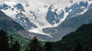 Wird so nicht mehr zu sehen sein: Geht es mit den Treibhausgasemissionen weiter wie bisher, dürften Gletscher bis 2085 auf rund vier Prozent ihres Volumens im Jahre 2000 zusammengeschmolzen sein – so auch der Morteratschgletscher bei Pontresina. 

