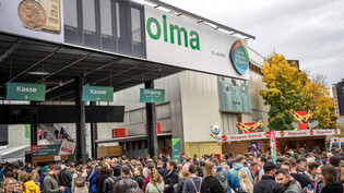 Reger Betrieb: Am Wochenende zog es Tausende Besucherinnen und Besucher an die Olma in St. Gallen. 