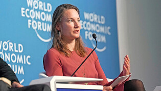 Nicole Keller, Managing Director, GreenUp, Switzerland
speaking in the Protecting the Climate Vulnerable session at the World Economic Forum Annual Meeting 2023 in Davos-Klosters, Switzerland, 17 January. Congress Centre - Open Forum. Copyright: World Economic Forum/Valeriano Di Domenico 









