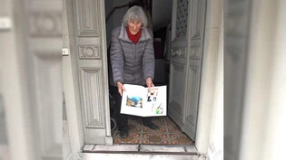 Auf baldige Fortsetzung: Margrit Aebli hat im Album noch ihren Kunsthaus-Besuch vor der Schliessung festgehalten. 