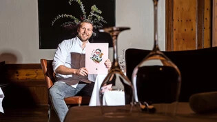 Junge Küche: Der gebürtige Churer Dirk de Jong freut sich im «Kornplatz» über sein 15 Gault-Millau-Punkte.