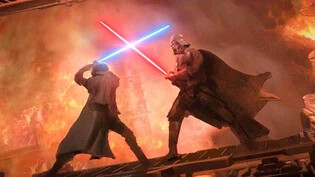 Konzeptzeichnungen der neuen Disney-Plus-Serie zeigen ein Aufeinandertreffen von Obi-Wan Kenobi und Darth Vader. 