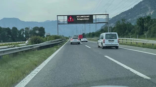 Gefahr auf der Fahrbahn: Auf dem Autobahnabschnitt zwischen Maienfeld und Landquart kommt es immer wieder zu Aufwölbungen des Belages.
