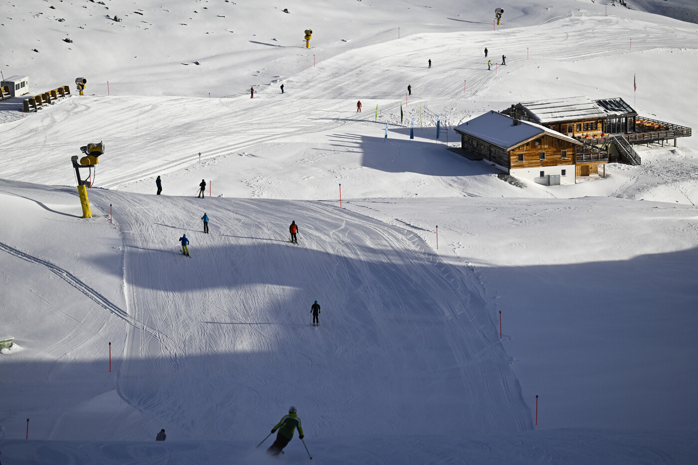 Parsenn in Davos: Am 17. November wird der durchgehende Betrieb eröffnet.